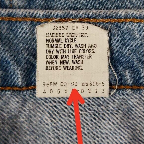 VTG 1992 Orange Tab Made in USA Light Wash 550 Cut Off Shorts, 33" waist - Picture 4 of 9